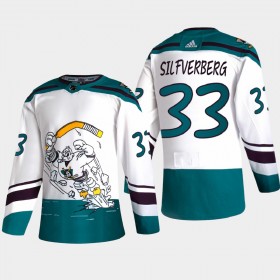 Herren Eishockey Anaheim Ducks Trikot Jakob Silfverberg 33 2020-21 Reverse Retro Authentic